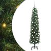 vidaXL Uměl&yacute; v&aacute;nočn&iacute; stromeček Zelen&aacute; 180 cm PVC, ocel a plast