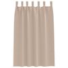 vidaXL Z&aacute;věsy na zatemněn&iacute; s kroužky 2 pcs Taupe 175 x 140 cm