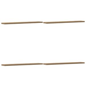 vidaXL Př&iacute;davn&eacute; police 4 ks dub artisan 60x10x1,5 cm kompozitn&iacute; dřevo