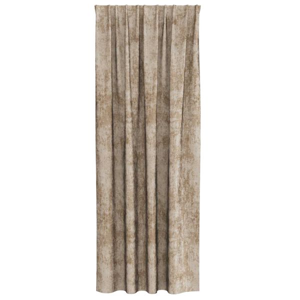 vidaXL Sametov&eacute; z&aacute;věsy se z&aacute;clonami 2 pcs champagne 225 x 140 cm samet