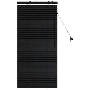 vidaXL Venet &scaron;koln&iacute; žaluzie Čern&aacute; 60 x 130 cm 35 mm Masivn&iacute; paulovnie