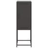 vidaXL Skříň highboard černá 36 x 39 x 107 cm ocel