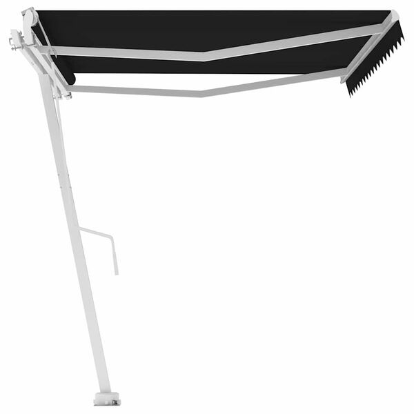 vidaXL Volně stoj&iacute;c&iacute; automatick&aacute; mark&yacute;za 450 x 300 cm antracitov&aacute;