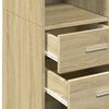 vidaXL Skř&iacute;ň highboard dub sonoma 70 x 42,5 x 185 cm kompozitn&iacute; dřevo