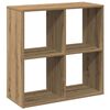 vidaXL Knihovna/děl&iacute;c&iacute; stěna dub artisan 69,5x29x69,5 cm kompozit