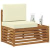 vidaXL Venkovn&iacute; koncov&yacute; pohovka s pol&scaron;t&aacute;řem Př&iacute;rodn&iacute; 91 x 63 x 73 cm