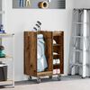 vidaXL Golfov&aacute; skř&iacute;ň s kolem Jednobarevn&yacute; Star&eacute; dřevo 65 x 45 x 98 cm