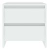 vidaXL Nočn&iacute; stolky 2 ks b&iacute;l&eacute; 45 x 34,5 x 44,5 cm kompozitn&iacute; dřevo