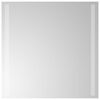 vidaXL Koupelnov&eacute; zrcadlo s LED osvětlen&iacute;m 50x50 cm