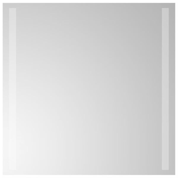 vidaXL Koupelnov&eacute; zrcadlo s LED osvětlen&iacute;m 50x50 cm