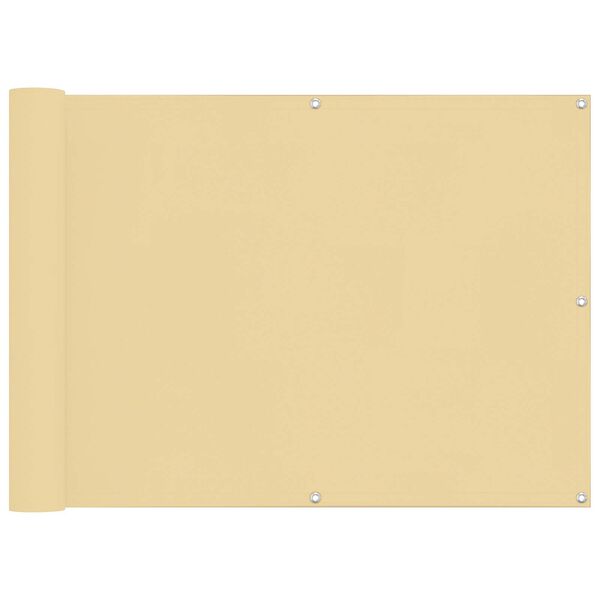 vidaXL Balkonov&aacute; clona PU potažen&yacute; oxford alu