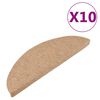 vidaXL Samolepic&iacute; n&aacute;&scaron;lapy na schody 10 ks b&eacute;žov&eacute; 56x17x3 cm