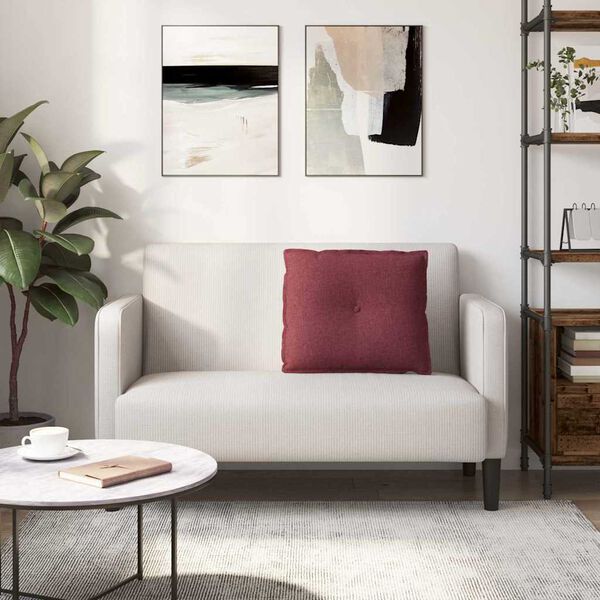 vidaXL Pol&scaron;t&aacute;ř na z&aacute;da V&iacute;no Červen&eacute; 60 x 19 x 50 cm textil