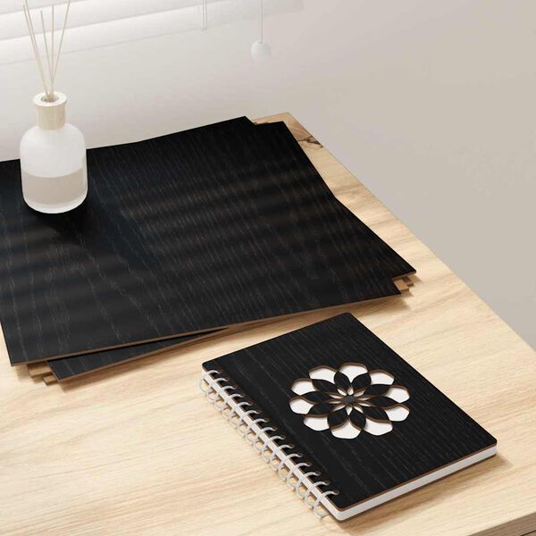 vidaXL Dekoračn&iacute; panely 50 pcs Čern&yacute; dub 30 x 30 x 0.27 cm