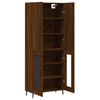 vidaXL Skř&iacute;ň highboard hněd&yacute; dub 69,5 x 34 x 180 cm kompozitn&iacute; dřevo