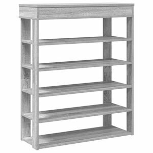 vidaXL Botn&iacute;k &scaron;ed&yacute; sonoma 80x30x98 cm kompozitn&iacute; dřevo
