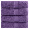 vidaXL Premium ručn&iacute;ky SOLUND 4 ks fialov&eacute; 30 x 50 cm 600 g/m&sup2;