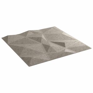 vidaXL N&aacute;stěnn&eacute; panely 24 pcs Betonově &Scaron;ed&aacute; 50 x 50 cm XPS pěna