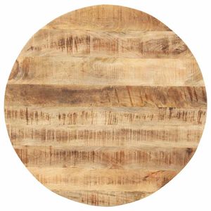 vidaXL Stoln&iacute; deska masivn&iacute; mangovn&iacute;kov&eacute; dřevo kulat&aacute; 15&ndash;16 mm 40 cm