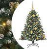 vidaXL Uměl&yacute; v&aacute;nočn&iacute; stromeček Zelen&aacute; 120 cm PVC, plast a ocel