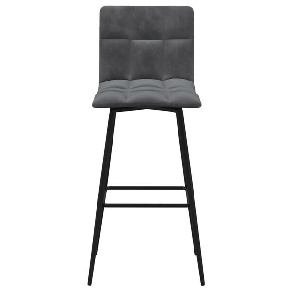 vidaXL Barov&eacute; židle 2 ks tmavě &scaron;ed&eacute; samet