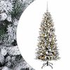 vidaXL Uměl&yacute; v&aacute;nočn&iacute; stromek s v&aacute;nočn&iacute;mi koulemi 150 cm 150 LED