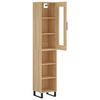 vidaXL Skříň highboard dub sonoma 34,5 x 34 x 180 cm kompozitní dřevo