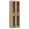 vidaXL Vysok&yacute; bufet FLORIN 60 x 35 x 182 cm Artisanov&yacute; dub