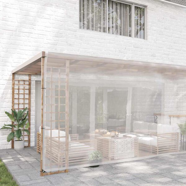 vidaXL Čir&aacute; plachta s oky 5x10 m polyethylen