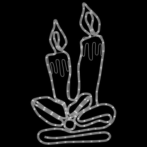 vidaXL Silueta v&aacute;nočn&iacute; sv&iacute;ce se 144 LED 70 x 42 cm