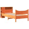 vidaXL Postel bez matrace voskově hnědá 75 x 190 cm masivní borovice