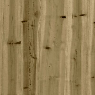 vidaXL Rohová pohovka s poduškami impregnované borové dřevo