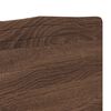 vidaXL Čelo postele Hněd&yacute; dub 200 cm Kompozitn&iacute; dřevo