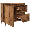 vidaXL Koupelnov&aacute; skř&iacute;ňka old wood 65 x 33 x 60 cm kompozitn&iacute; dřevo