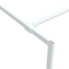 vidaXL Sprchov&aacute; z&aacute;stěna walk-in b&iacute;l&aacute; 90 x 195 cm čir&eacute; ESG sklo