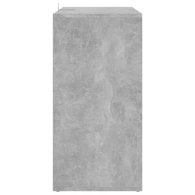 vidaXL Botník betonově šedý 60 x 35 x 70 cm dřevotříska
