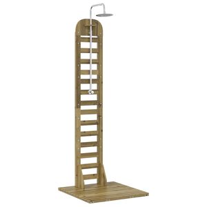 vidaXL Venkovn&iacute; sprcha 223 cm Př&iacute;rodn&iacute;