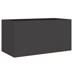 vidaXL Truhl&iacute;k čern&yacute; 62 x 30 x 29 cm ocel
