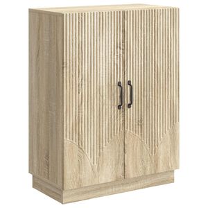 vidaXL Serv&iacute;rovac&iacute; skř&iacute;ň Dub sonoma 66 x 34,5 x 87 cm Kompozitn&iacute; dřevo