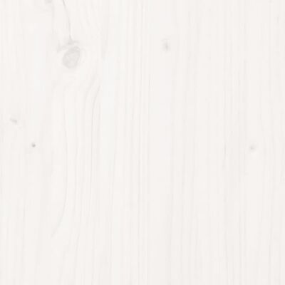 vidaXL Botník bílý 110 x 38 x 45,5 cm masivní borovice