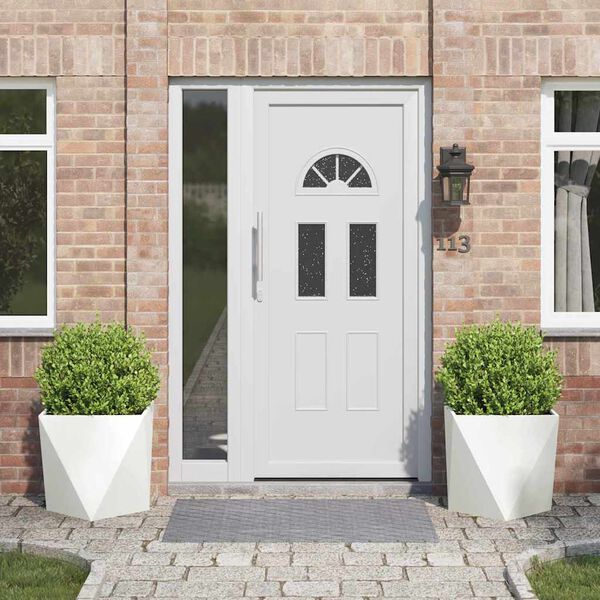 vidaXL Truhl&iacute;k 2 pcs B&iacute;l&aacute; 50 x 50 x 50 cm Ocel