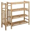 vidaXL Reg&aacute;l na boty 88 x 27 x 80 cm Bambus Př&iacute;rodn&iacute;