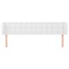 vidaXL Čelo postele typu ušák bílá 163x23x78/88 cm umělá kůže
