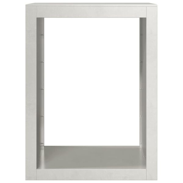 vidaXL Stojan na palivov&eacute; dřevo 60 x 40 x 80 cm nerezov&aacute; ocel