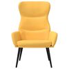 vidaXL Relaxačn&iacute; křeslo hořčicově žlut&eacute; textil