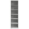 vidaXL Skříň highboard betonově šedá 50 x 41 x 185 cm kompozitní dřevo