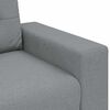 vidaXL Loveseat Sofa Světle &scaron;ed&aacute; 180x77x82 cm textil