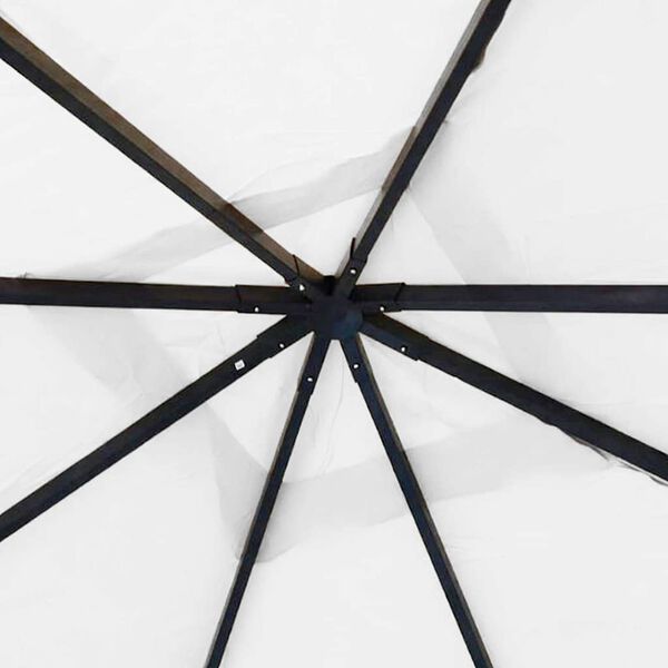 vidaXL Alt&aacute;n 4 x 4 x 3 m b&iacute;l&yacute; 180 g/m&sup2;