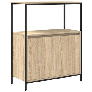 vidaXL Koupelnov&aacute; skř&iacute;ňka s policemi Dub sonoma 76,5x35x95 cm