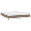 vidaXL R&aacute;m postele bez matrace taupe 180 x 200 cm textil